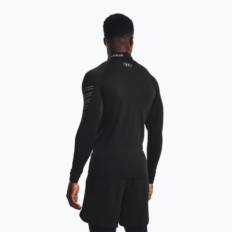 Tricou cu mânecă lungă pentru bărbați Under Armour Ua Cg Armour Novelty Mock negru 1373828-001 2