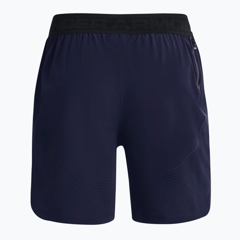 Pantaloni scurți de antrenament Under Armour Ua Stretch-Woven pentru bărbați  albastru marin 1351667-410 4