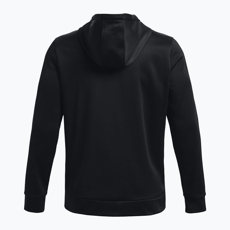 Bluză pentru bărbați Under Armour Fleece FZ Hoodie black/black 6