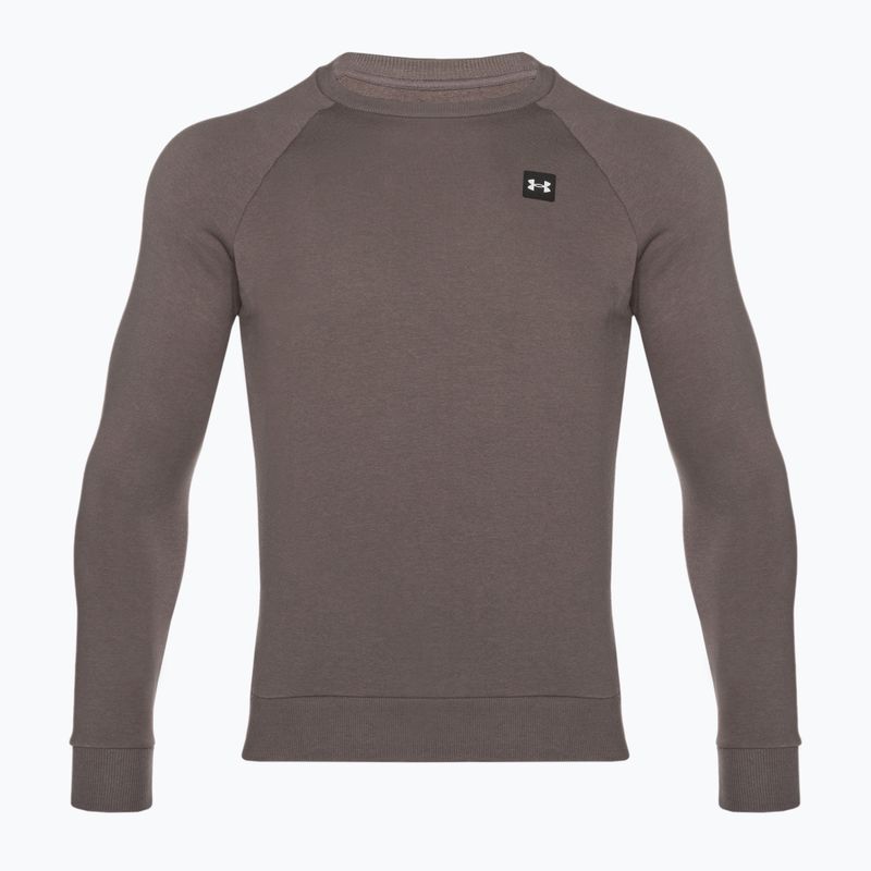 Bluză pentru bărbați Under Armour Rival Fleece Crew brown 5
