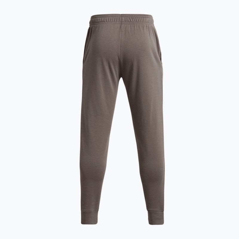 Pantaloni de trening pentru bărbați Under Armour Ua Rival Terry Jogger 176 gri 1361642-176 2