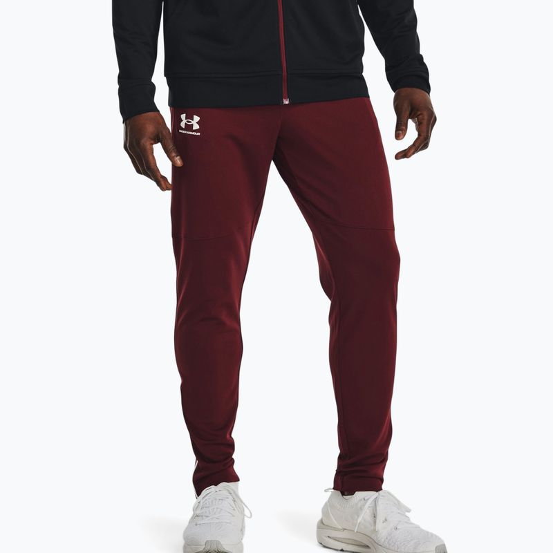 Pantaloni de trening pentru bărbați Under Armour Ua Pique Track 690 roșu 1366203-690