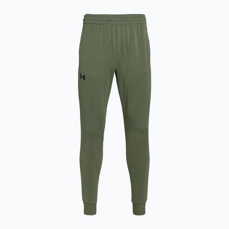 Pantaloni de antrenament pentru bărbați Under Armour Armour Fleece Joggers verde 1373362 5