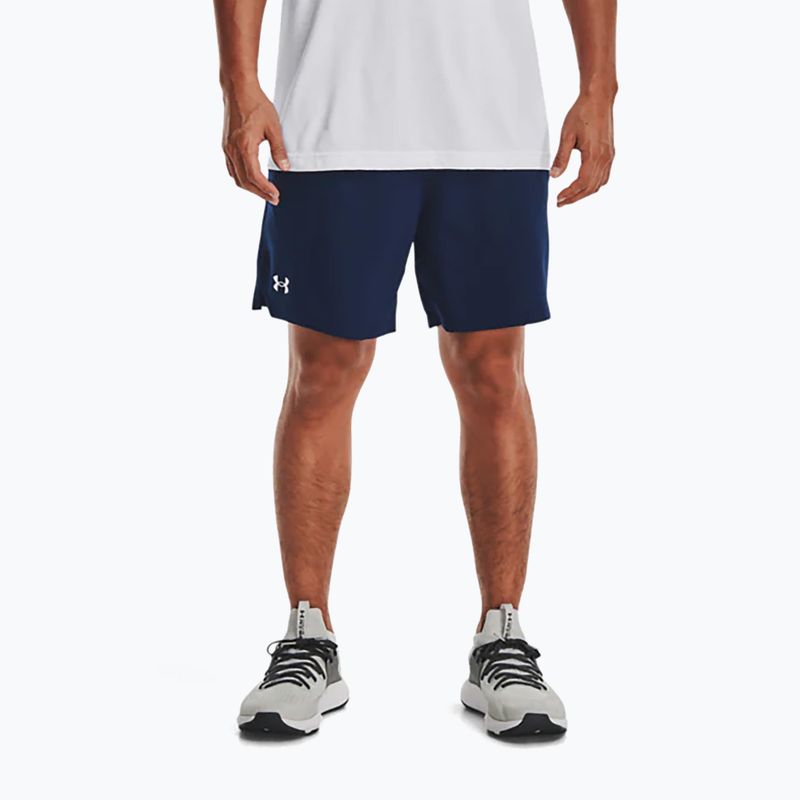 Pantaloni scurți de antrenament pentru bărbați Under Armour Vanish Woven 6in bleumarin 1373718-408