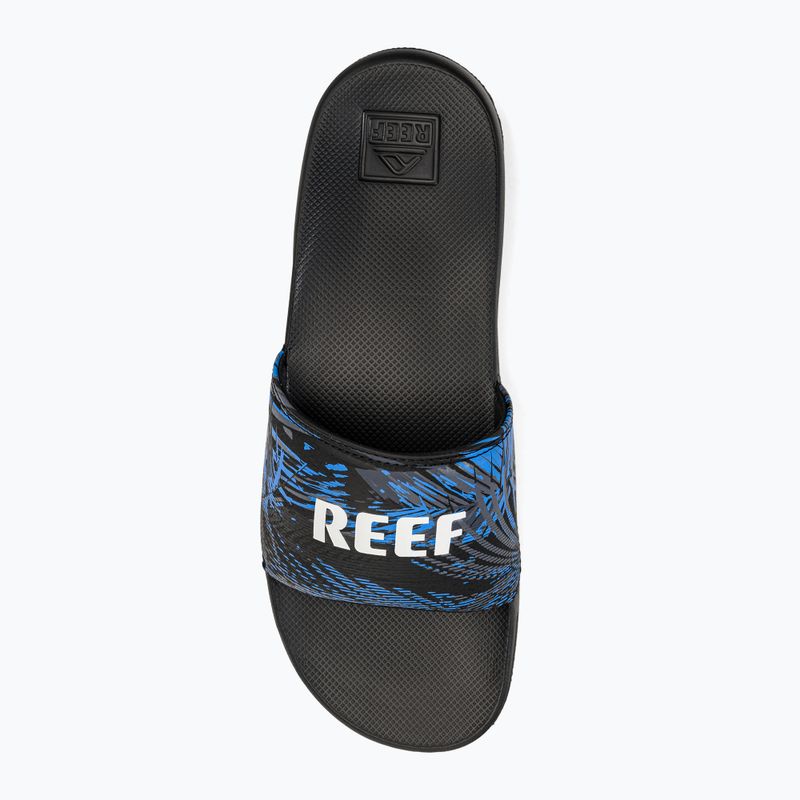 Papuci pentru bărbați REEF One Slide negri-albaștri CJ0612 6