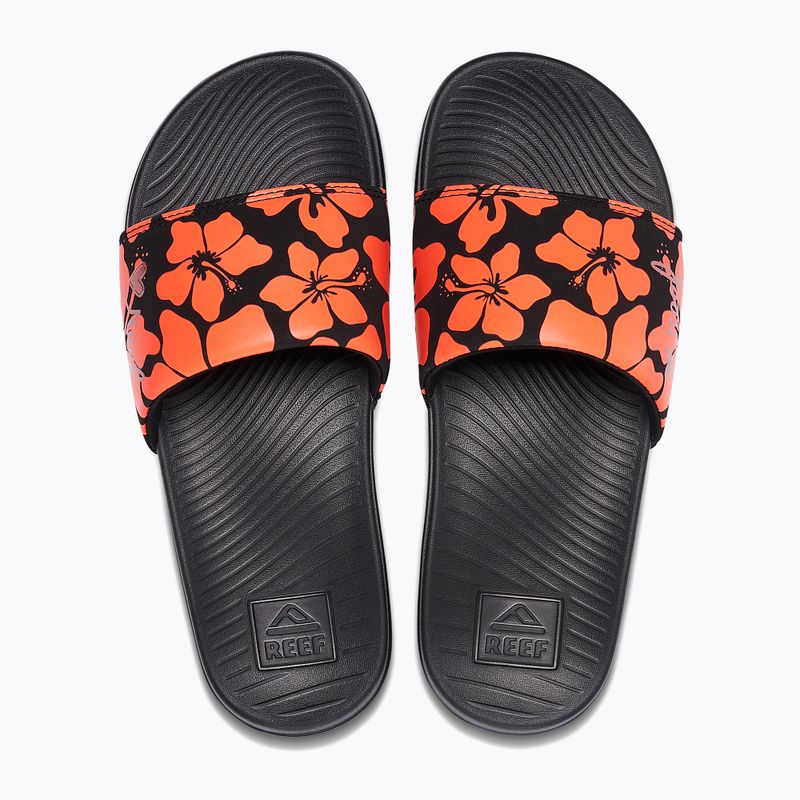 Papuci pentru femei REEF One Slide roșu-negri CJ0176 11