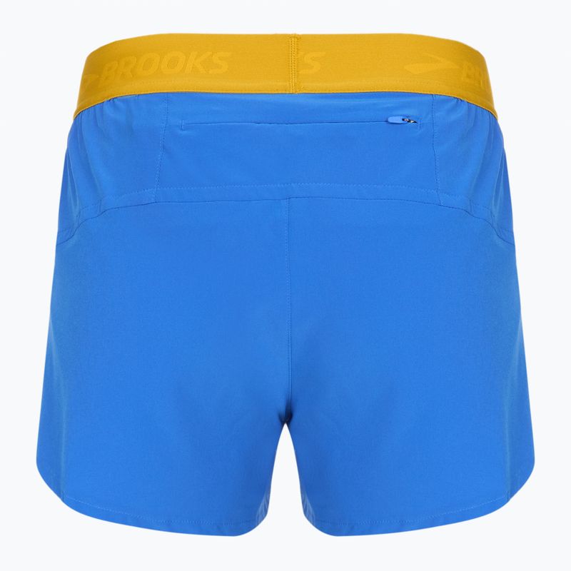 Pantaloni scurți de alergare pentru femei Brooks Chaser 3" bluetiful/golden hour 2