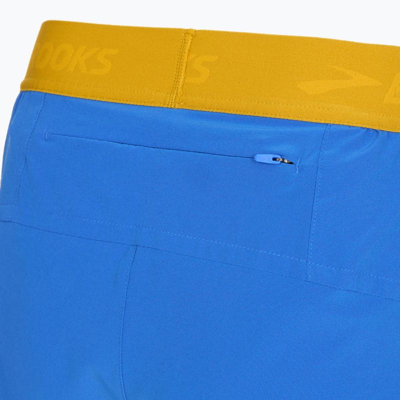 Pantaloni scurți de alergare pentru femei Brooks Chaser 3" bluetiful/golden hour 3