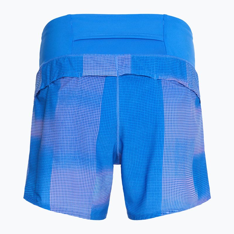 Pantaloni scurți de alergare pentru femei Brooks Chaser 5" blue altitude print 2