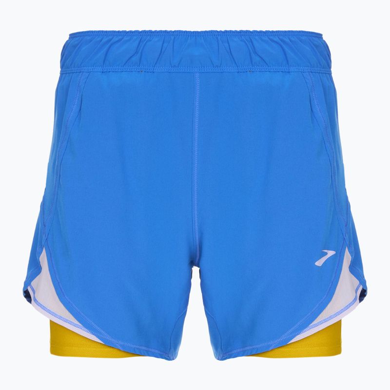Pantaloni scurți de alergare pentru femei Brooks Chaser 5" 2-In-1 bluetiful/golden hour