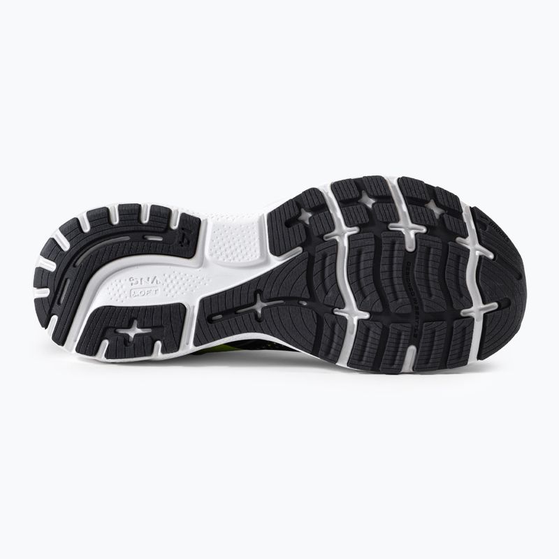 Pantofi de alergare pentru bărbați BROOKS Ghost 14 negru-verde 1103691D047 4