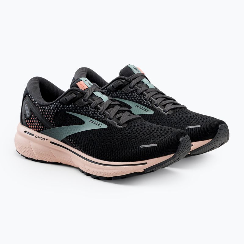 Pantofi de alergare pentru femei BROOKS Ghost 14 negru/roz 1203561B026 5