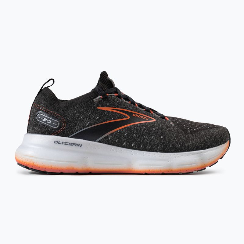 Pantofi de alergare pentru bărbați BROOKS Glycerin StealthFit 20 negru/roșu 1103841D003 2