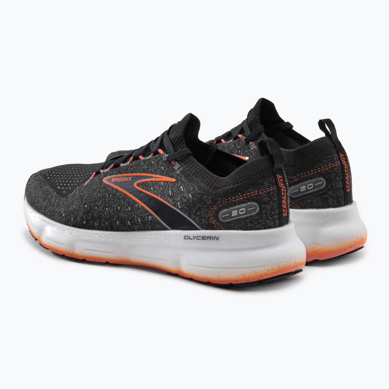 Pantofi de alergare pentru bărbați BROOKS Glycerin StealthFit 20 negru/roșu 1103841D003 3