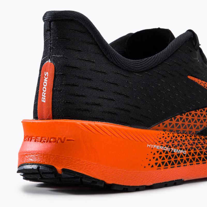 Pantofi de alergare pentru bărbați BROOKS Hyperion Tempo negru/roșu 1103391 9