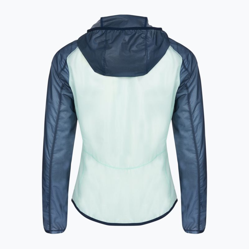 Geacă de alergare pentru femei Brooks All Altitude ice blue multi 2