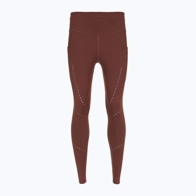 Colanți de alergare pentru femei Brooks Method 7/8 Tight run raisin