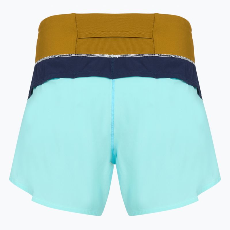 Pantaloni scurți de alergare pentru femei Brooks Chaser 5" ice blue multi 2