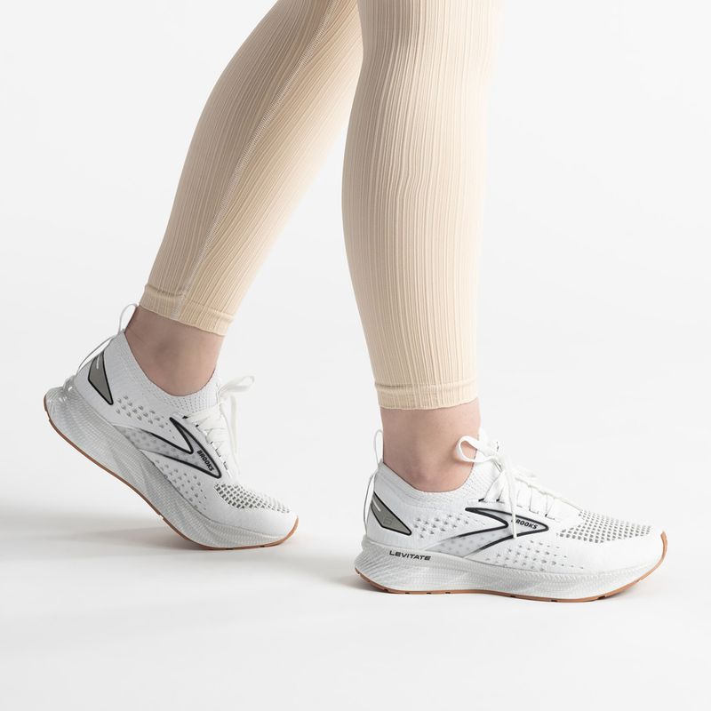 Brooks Levitate StealthFit 6 pantofi de alergare pentru femei gri 1203851B170 2