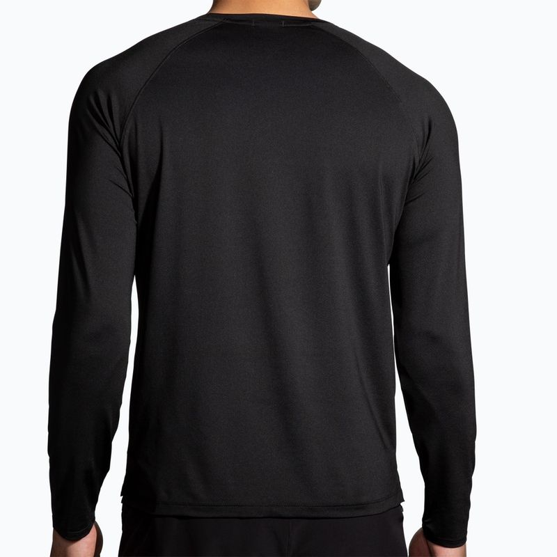 Longsleeve de alergare pentru bărbați Brooks Atmosphere 2.0 black 2