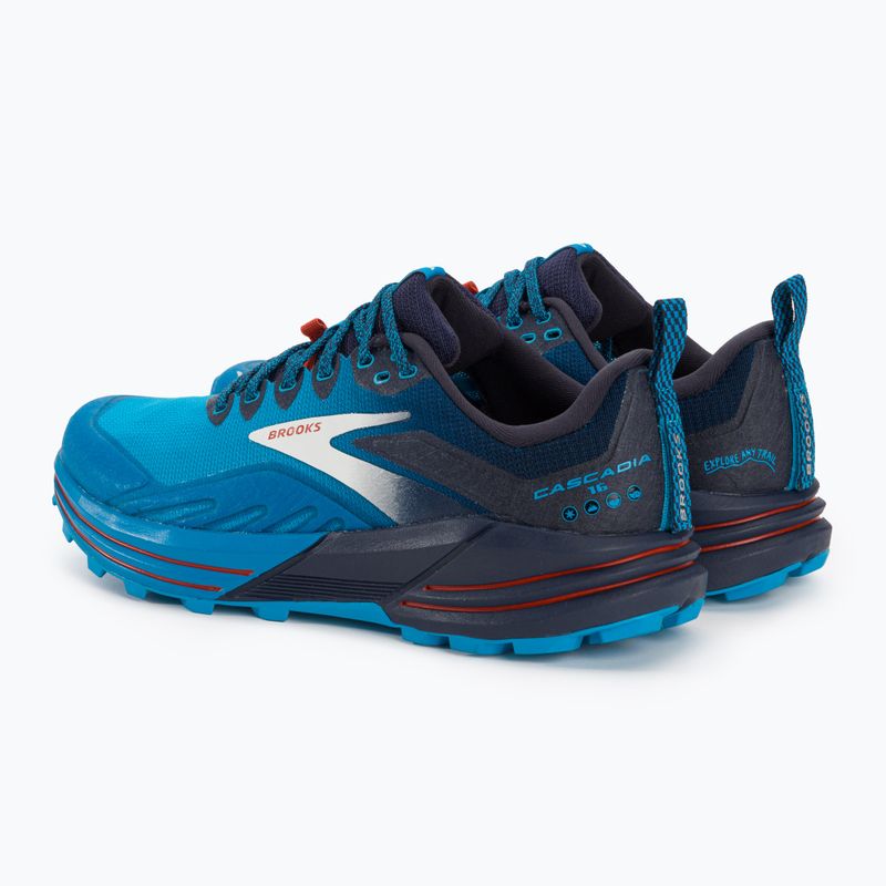 Încălțăminte de alergat pentru bărbați Brooks Cascadia 16 peacoat/atomic blue/rooibos 4