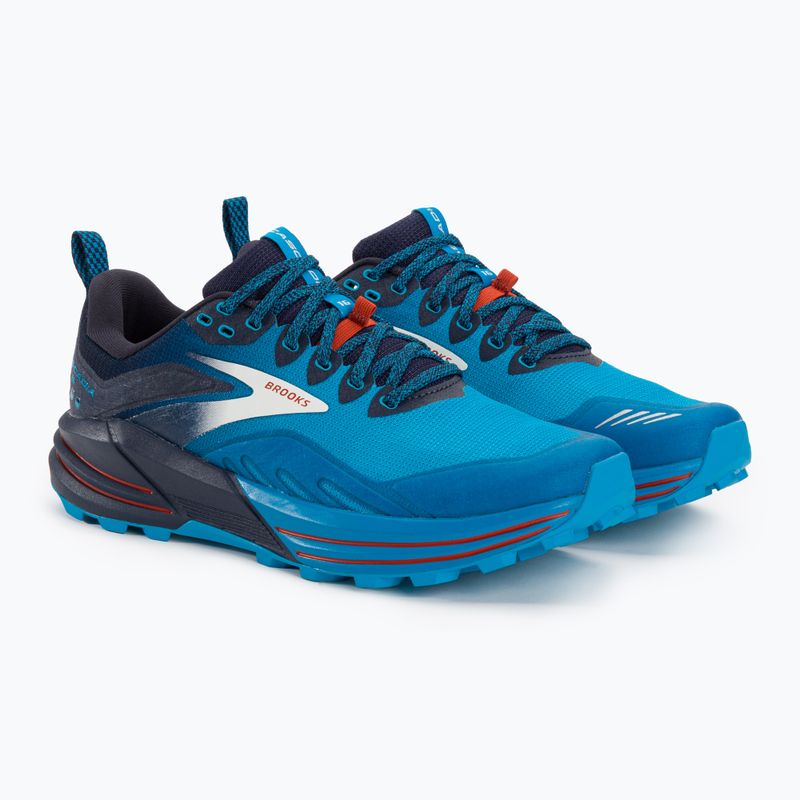 Încălțăminte de alergat pentru bărbați Brooks Cascadia 16 peacoat/atomic blue/rooibos 5