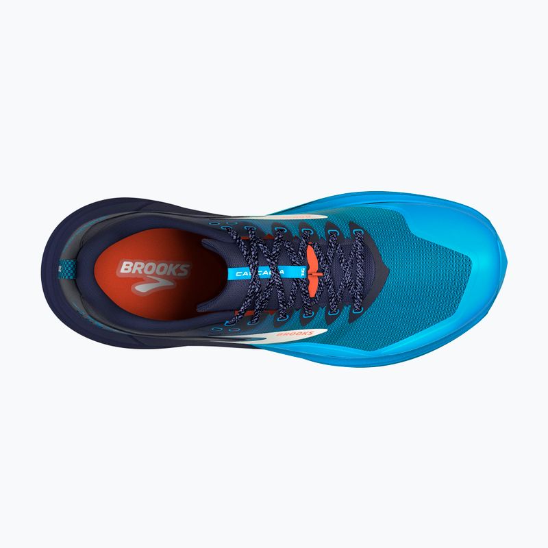 Încălțăminte de alergat pentru bărbați Brooks Cascadia 16 peacoat/atomic blue/rooibos 12