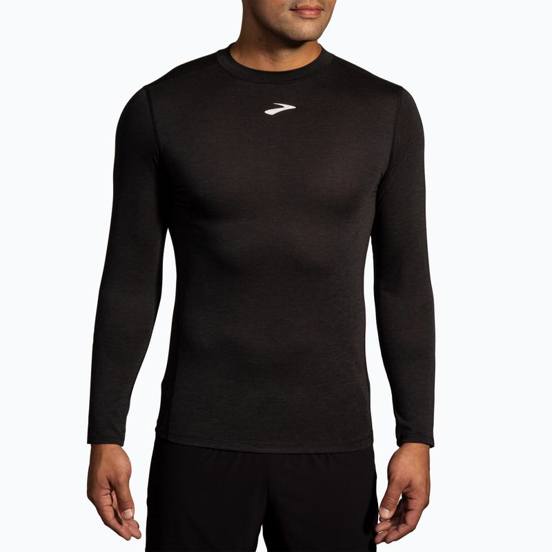 Longsleeve de alergare pentru bărbați Brooks High Point black