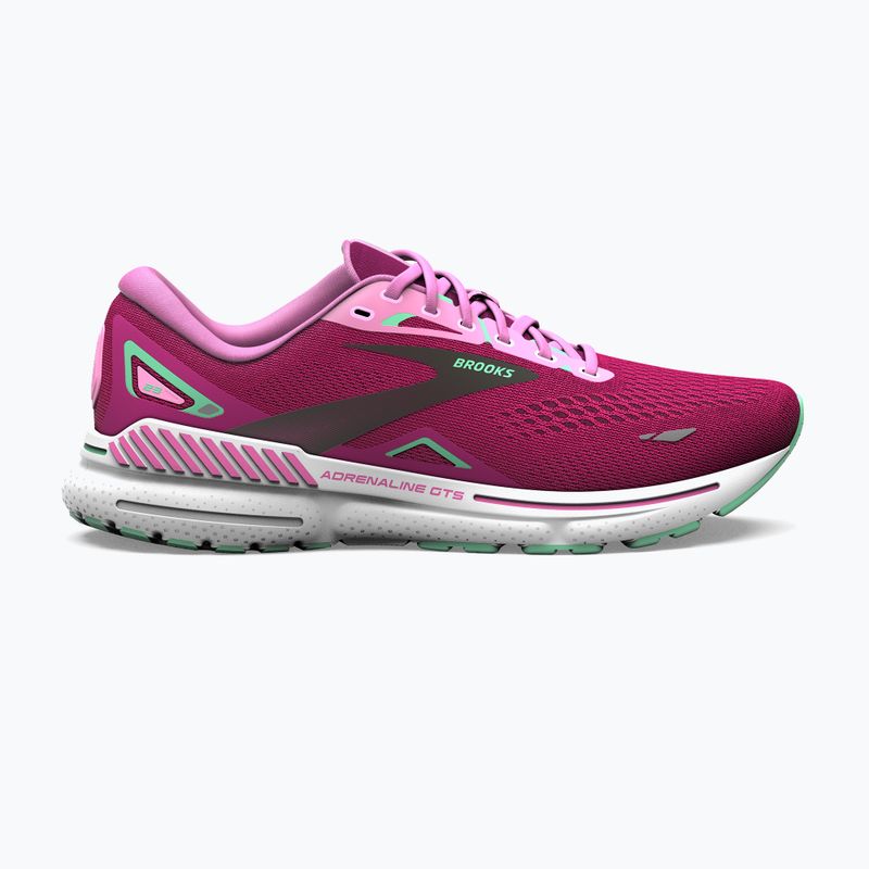 Pantofi de alergare pentru femei Brooks Adrenaline GTS 23 roz/festival fucsia/negru 12
