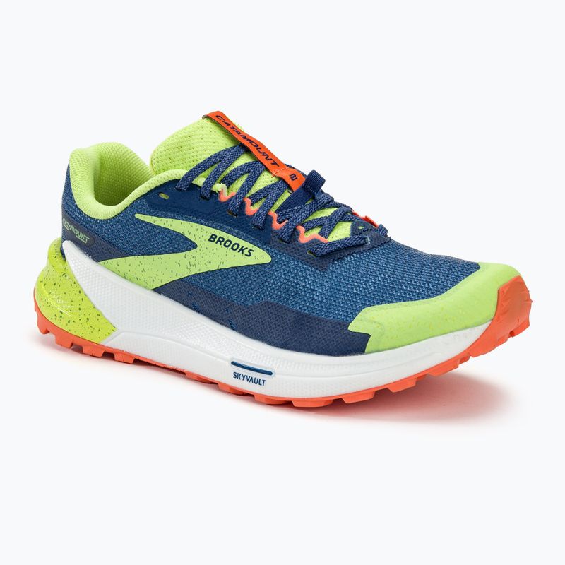 Brooks Catamount 2 pantofi de alergare pentru bărbați navy/firecracker/sharp green