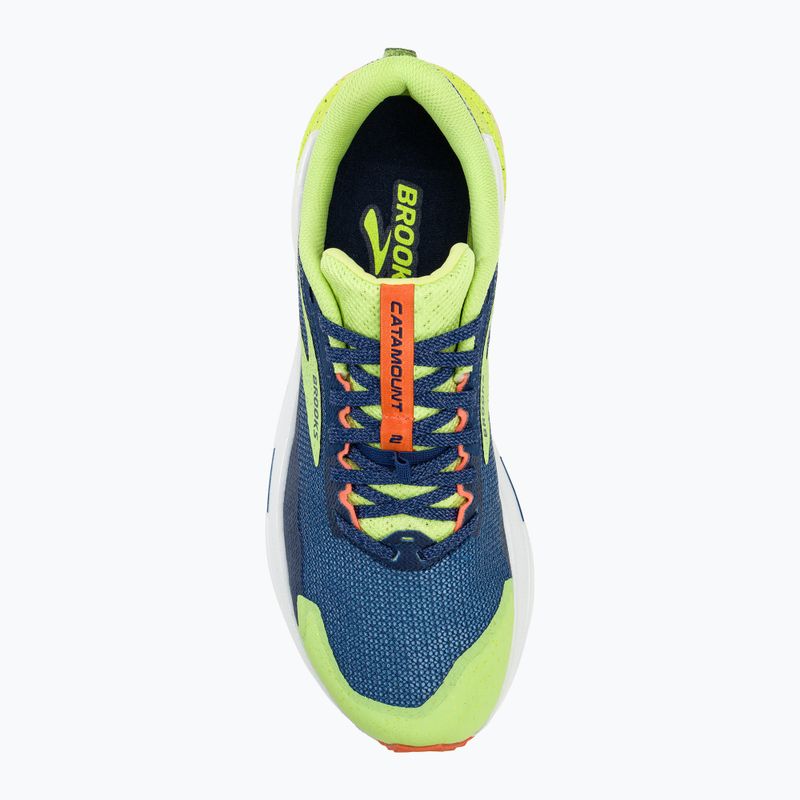 Brooks Catamount 2 pantofi de alergare pentru bărbați navy/firecracker/sharp green 5