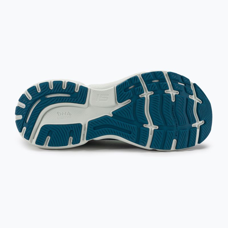 Brooks Ghost 15 bărbați pantofi de alergare albastru marocan / negru / mugur de primăvară 5