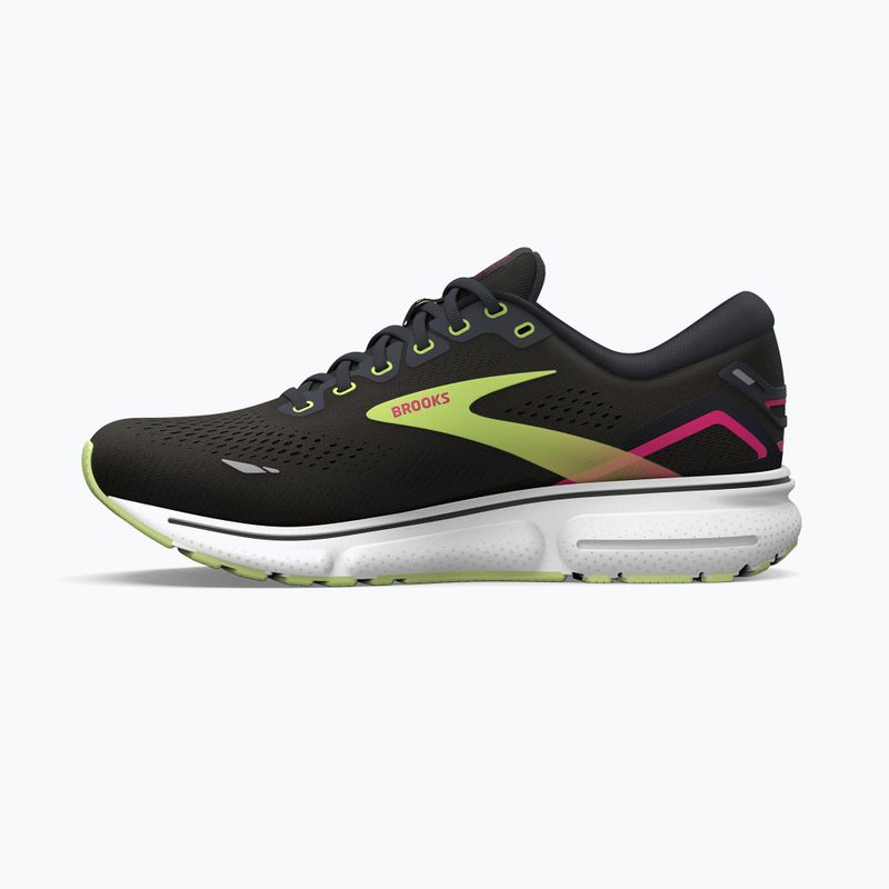 Brooks Ghost 15 pantofi de alergare pentru femei negru/ebony/verde aprins 13