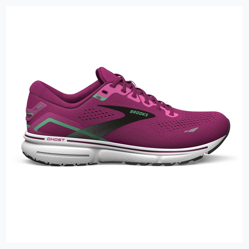 Brooks Ghost 15 pantofi de alergare pentru femei roz/festival fucsia/negru 12