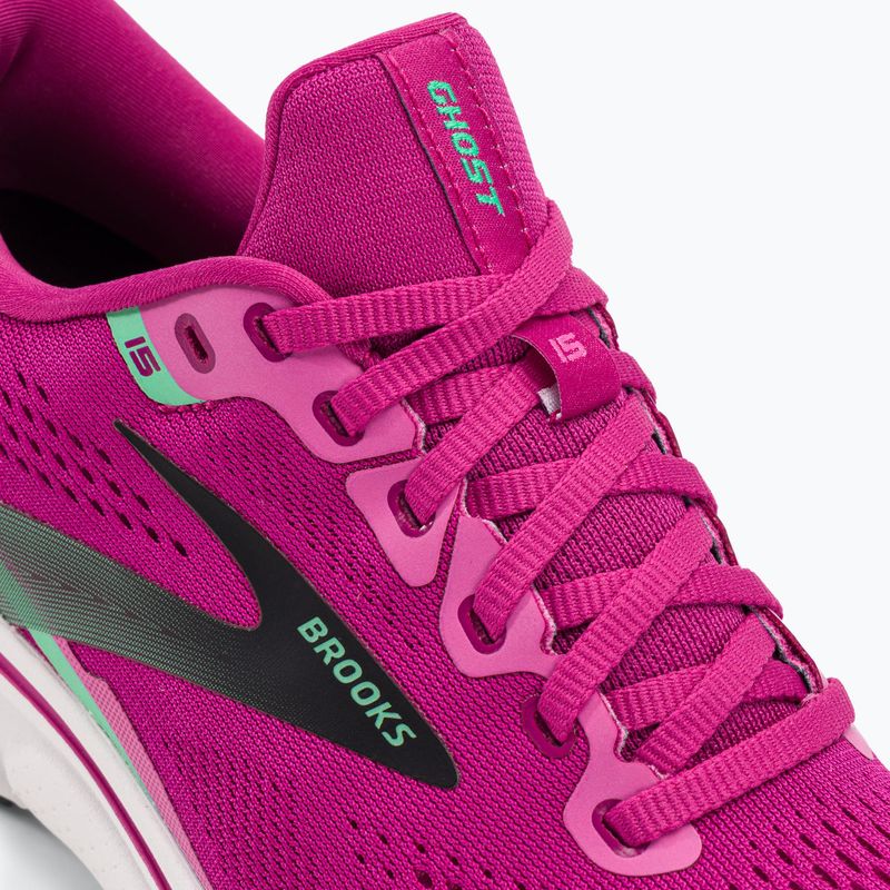 Brooks Ghost 15 pantofi de alergare pentru femei roz/festival fucsia/negru 8