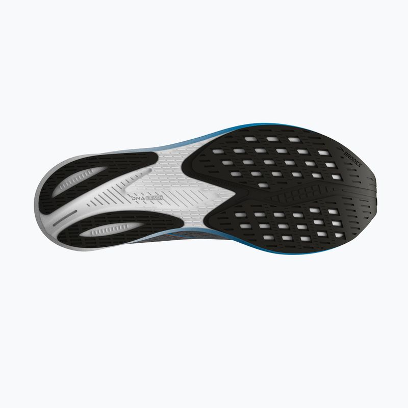 Brooks Hyperion pantofi de alergare pentru bărbați gri/albastru atomic/scarlet 14