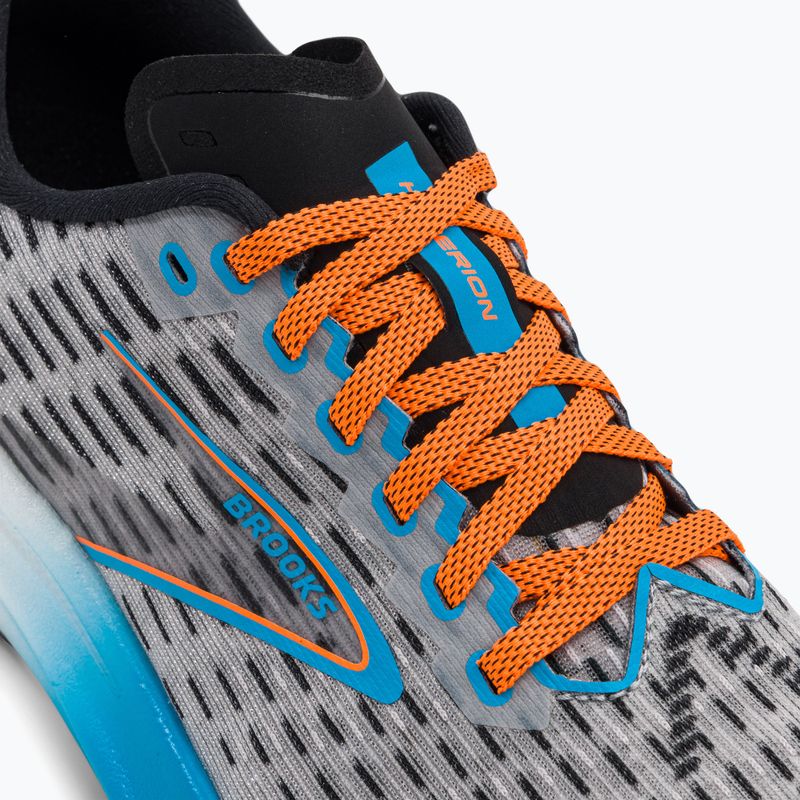 Brooks Hyperion pantofi de alergare pentru bărbați gri/albastru atomic/scarlet 8