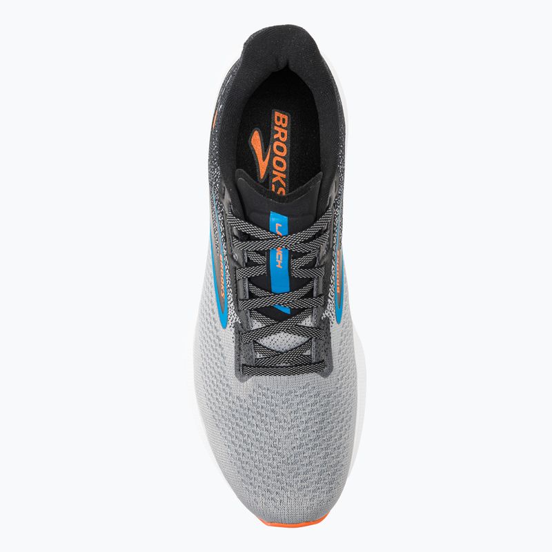 Brooks Launch 10 pantofi de alergare pentru bărbați negru / albastru atomic / ibis scârnăvie 7