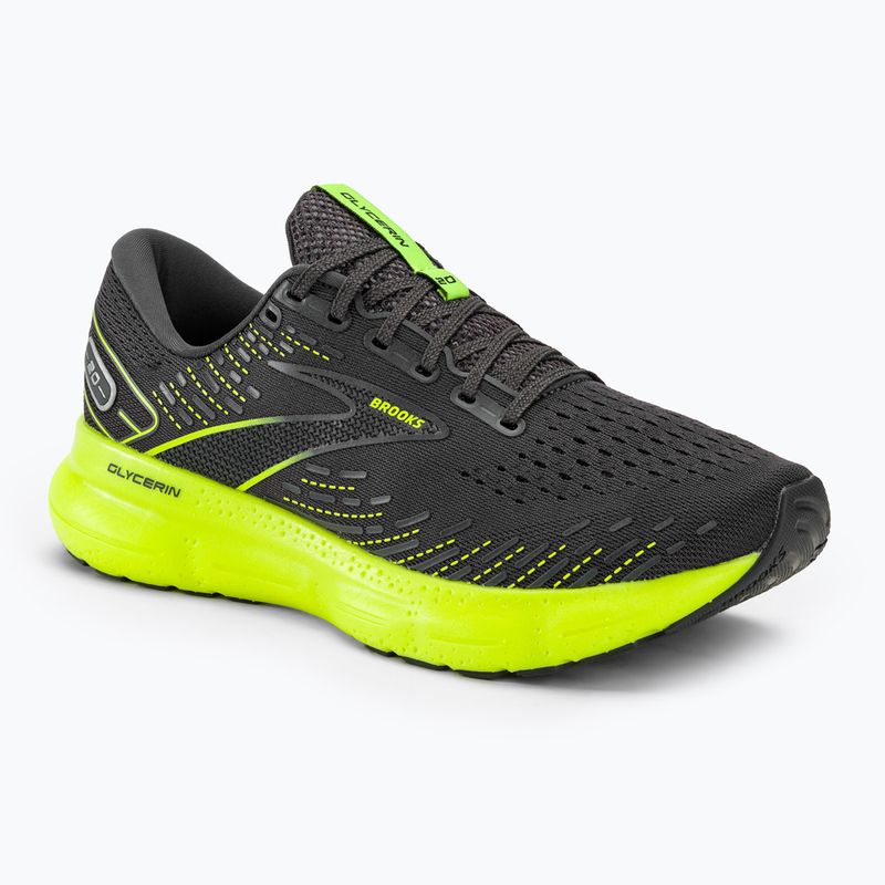 Brooks Glycerin 20 pantofi de alergare pentru bărbați negru/peră neagră/albă/albă