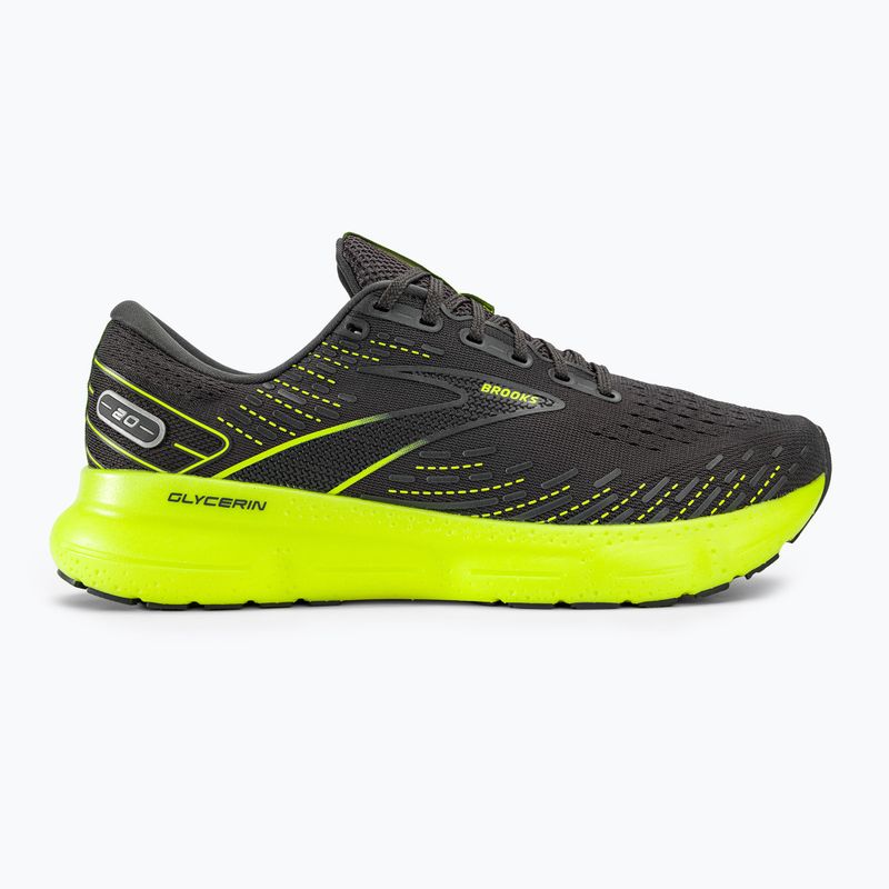 Brooks Glycerin 20 pantofi de alergare pentru bărbați negru/peră neagră/albă/albă 2