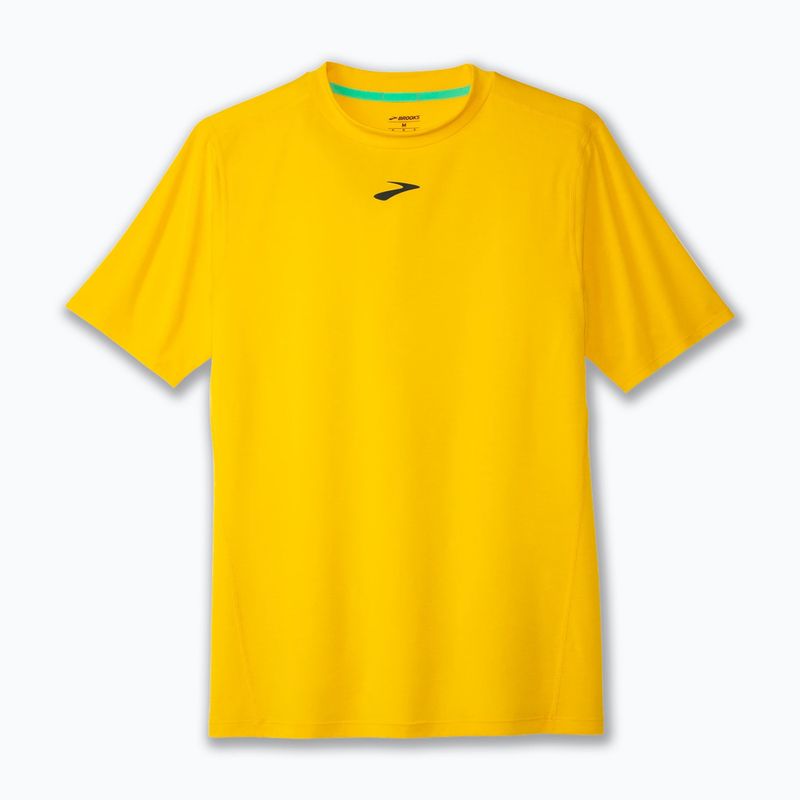 Tricou de alergat pentru bărbați Brooks High Point lemon chrome 3