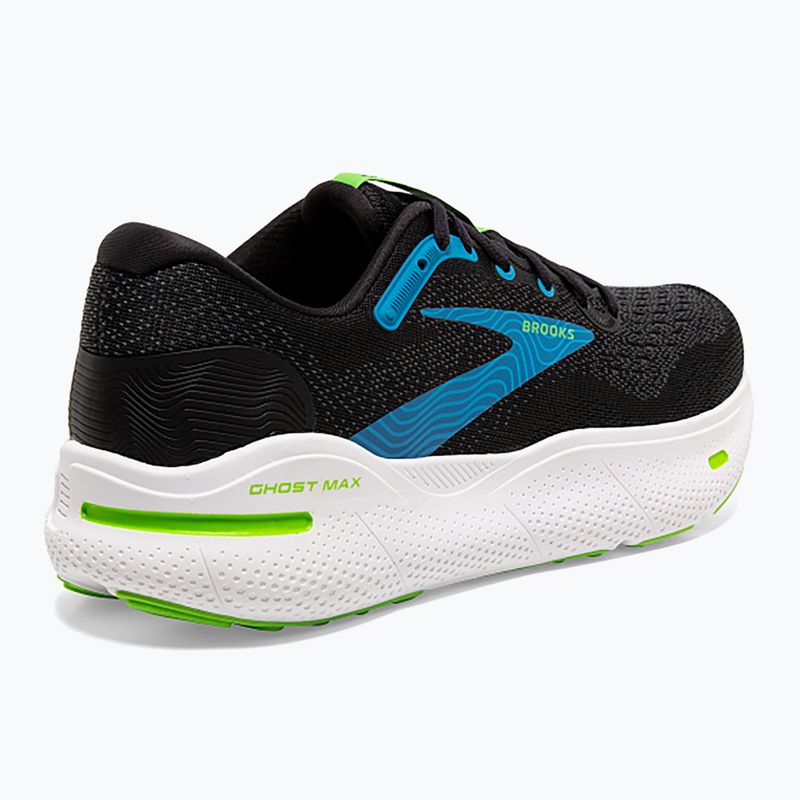 Încălțăminte de alergare pentru bărbați Brooks Ghost Max black/atomic blue/jasmine 10