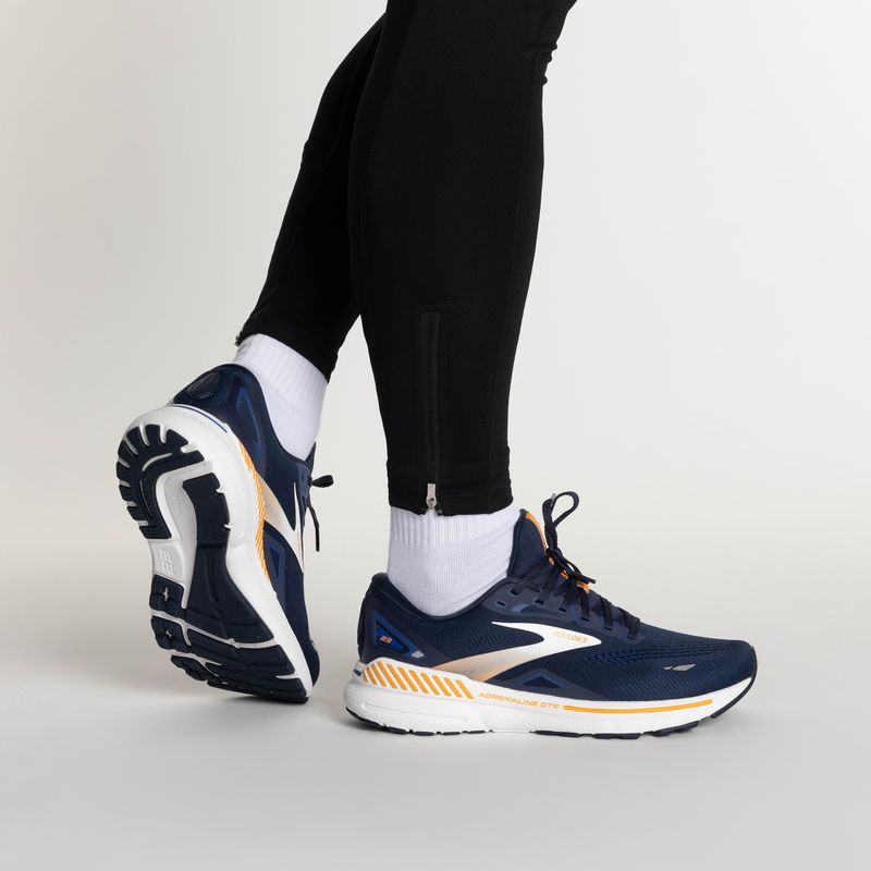 Încălțăminte de alergare pentru bărbați Brooks Adrenaline GTS 23 peacoat/ultramarina/orange 2