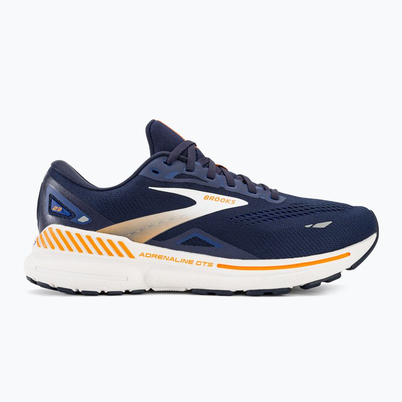 Încălțăminte de alergare pentru bărbați Brooks Adrenaline GTS 23 peacoat/ultramarina/orange 3