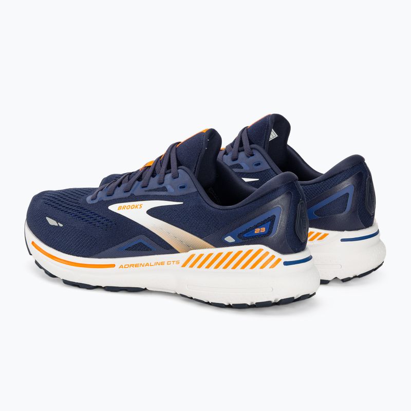 Încălțăminte de alergare pentru bărbați Brooks Adrenaline GTS 23 peacoat/ultramarina/orange 4