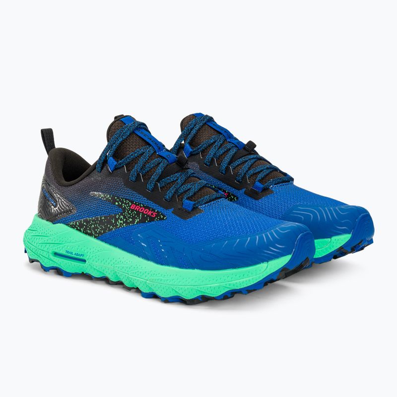 Încălțăminte de alergare pentru bărbați Brooks Cascadia 17 victoria blue/black/spring bud 5