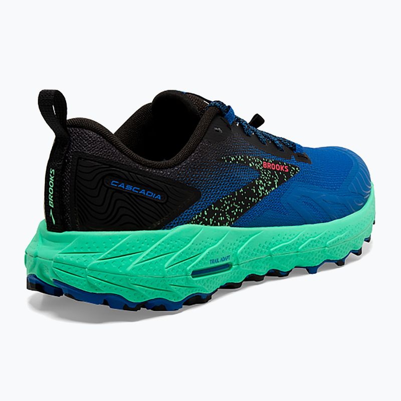 Încălțăminte de alergare pentru bărbați Brooks Cascadia 17 victoria blue/black/spring bud 10