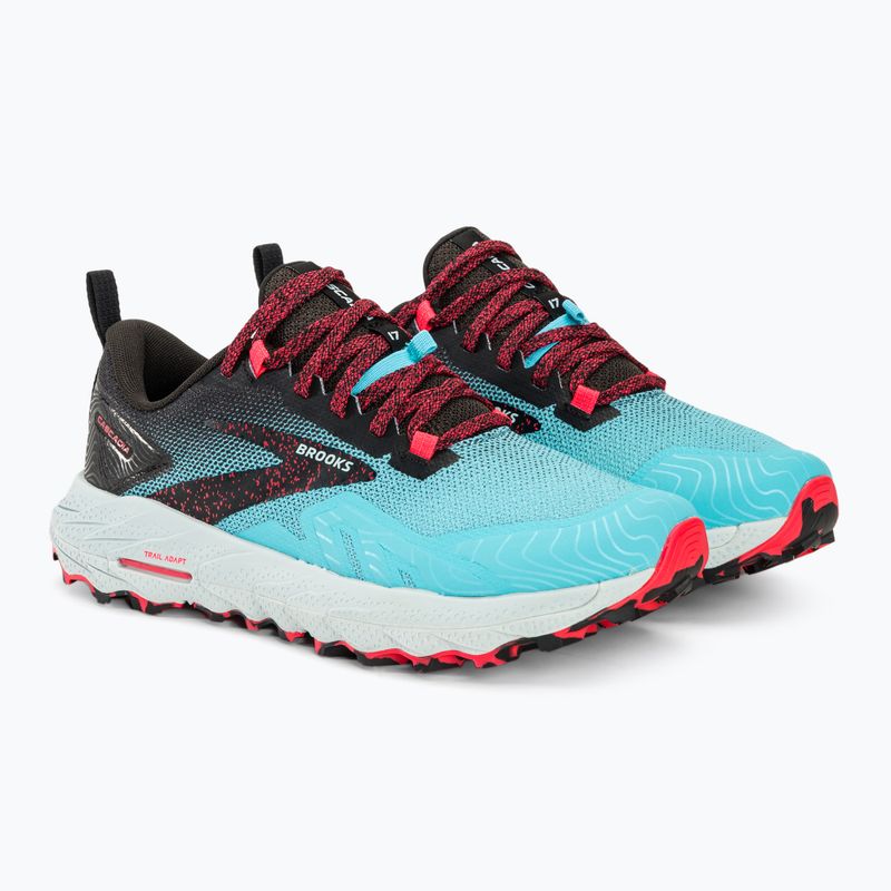 Încălțăminte de alergare pentru femei Brooks Cascadia 17 bluefish/black/diva pink 5