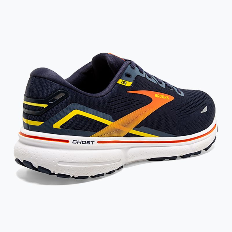 Încălțăminte de alergare pentru bărbați Brooks Ghost 15 peacoat/red/yellow 10