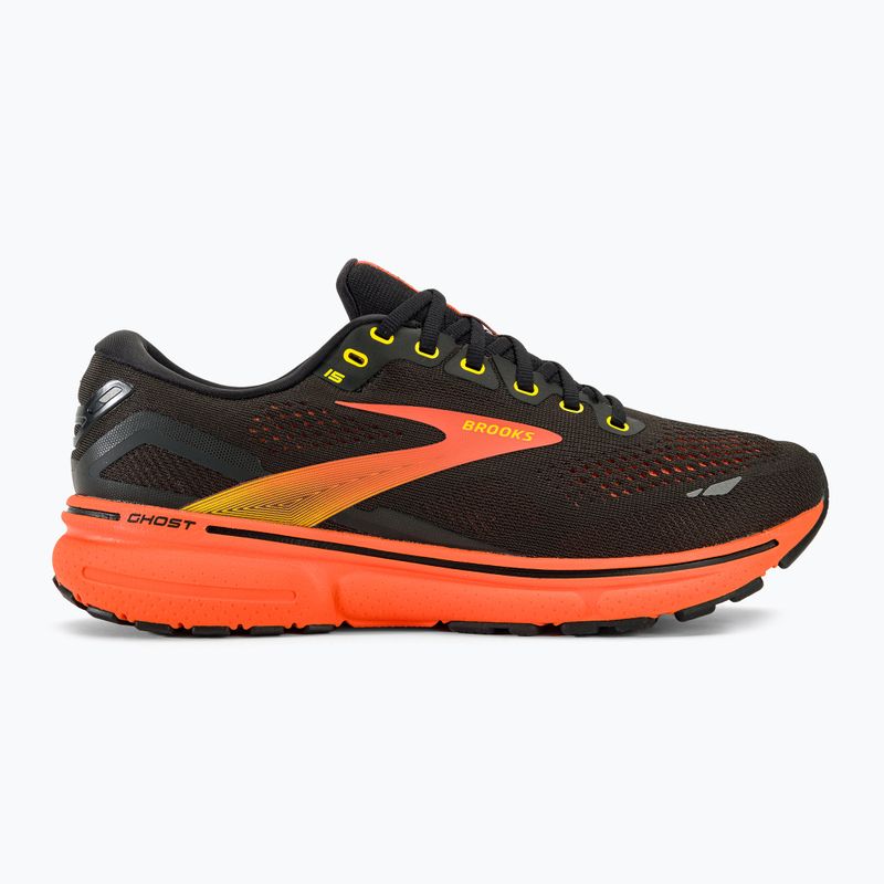 Încălțăminte de alergare pentru bărbați Brooks Ghost 15 black/yellow/red 3